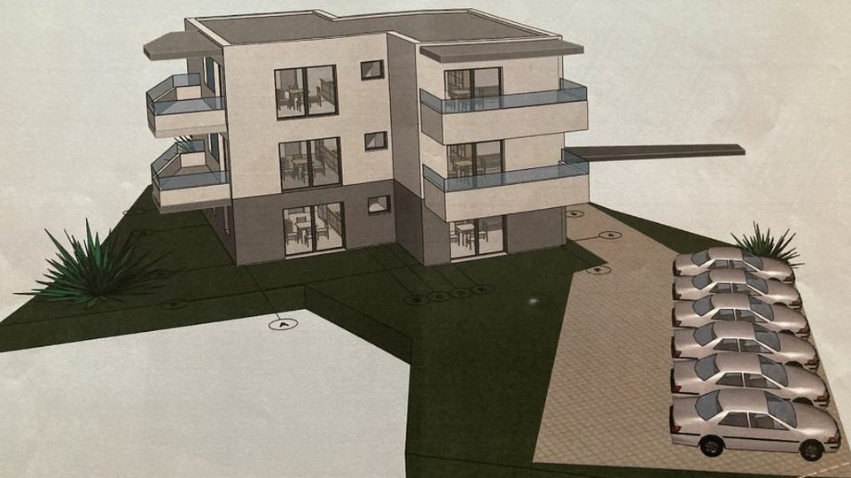 Building plot in Ražanj with conceptual design