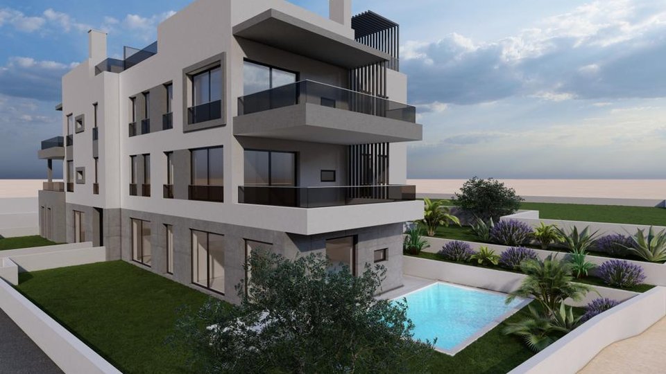 Luxus-Penthouse mit Dachterrasse und Swimmingpool auf der Insel Čiovo!