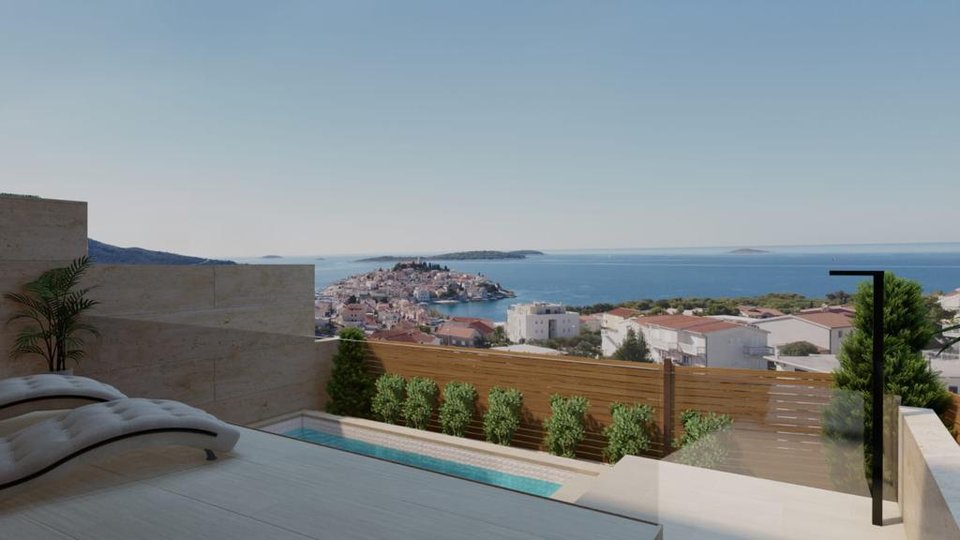 Luksuzni penthouse s panoramskim pogledom na more – Primošten!