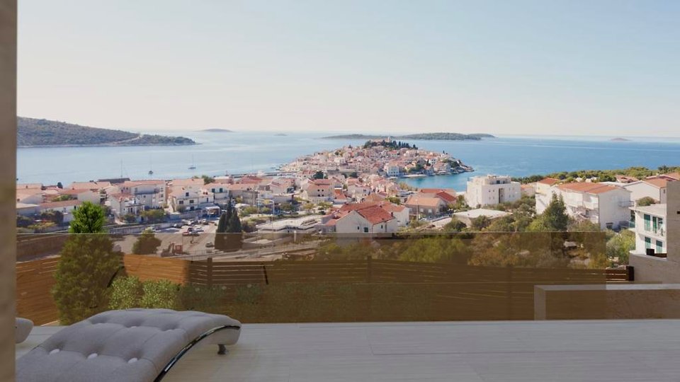 Luxury apartment with a beautiful view of the sea and the city - Primošten!