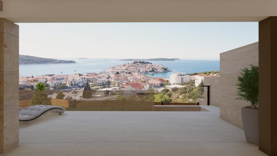 Luxury apartment with a beautiful view of the sea and the city - Primošten!