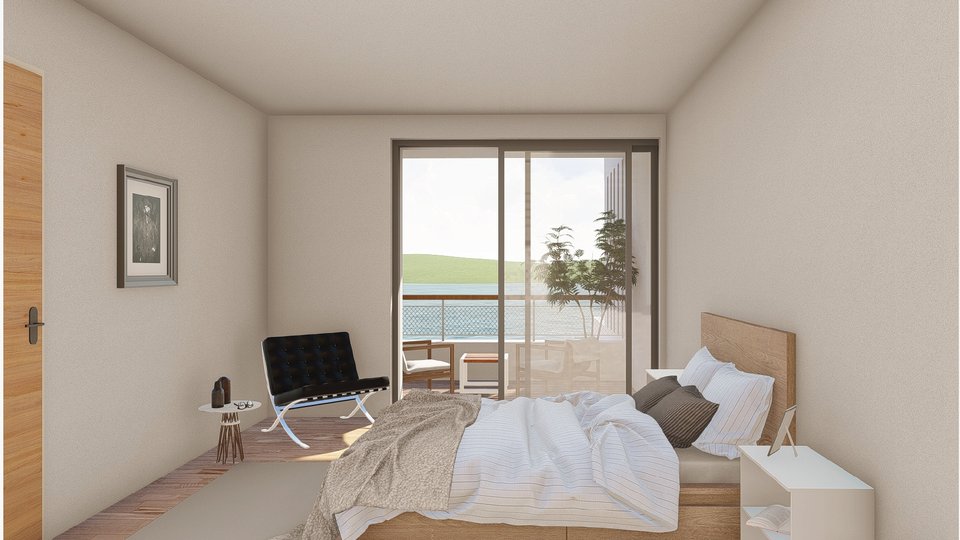 Luksuzni stan s otvorenim pogledom na more, u blizini plaže