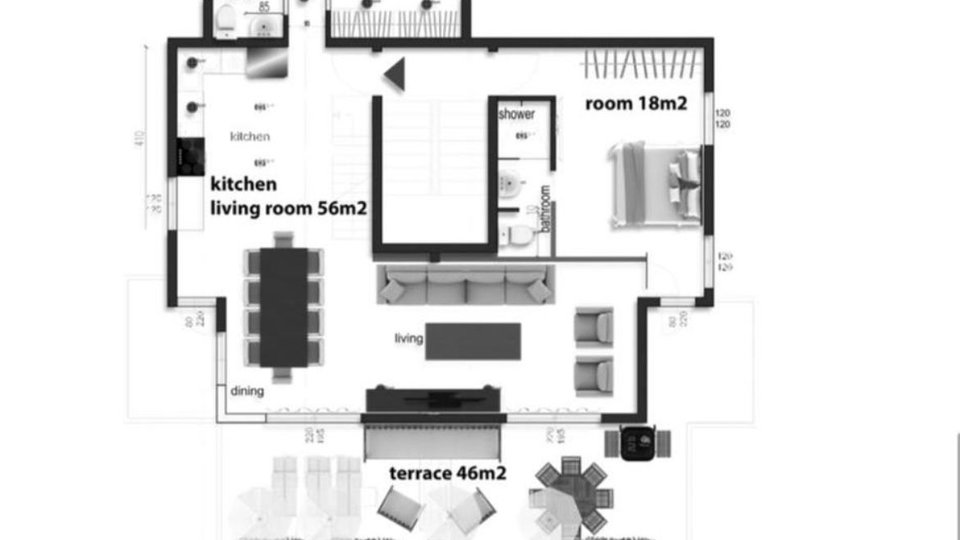 Apartment, 240 m2, For Sale, Trogir - Čiovo