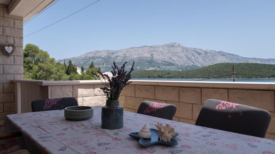 Apartment house with a sea view on the island of Korčula!