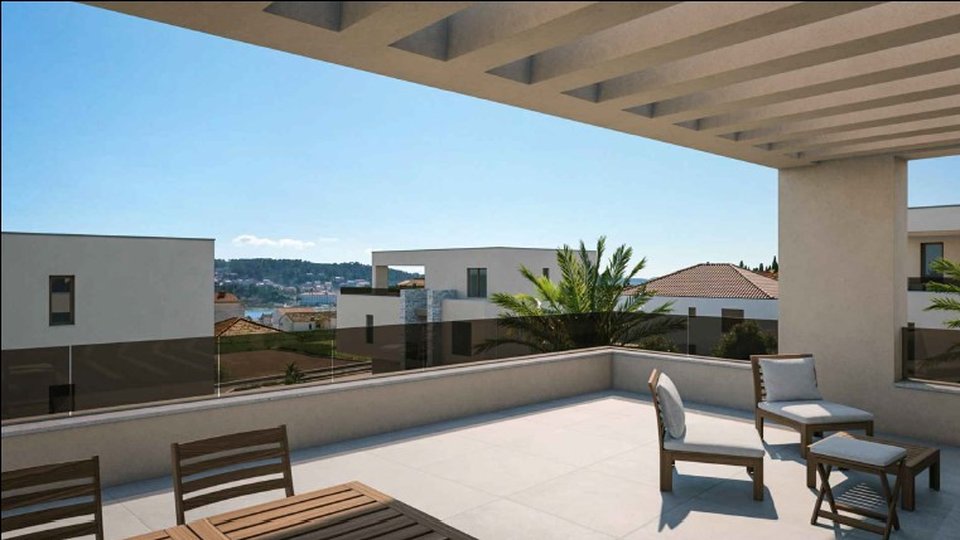 Attractive land with building permits for six villas - Trogir!