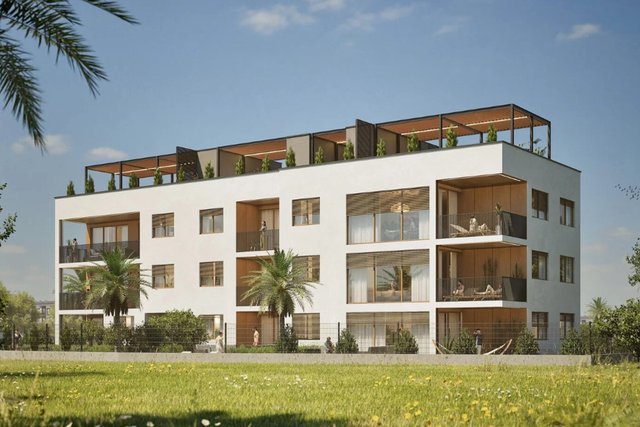 Apartment with a garden and sea view in a modern new building - Nin!