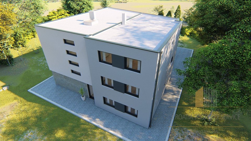 Exclusive apartment in a luxury villa under construction, first row to the sea - Vir Island!