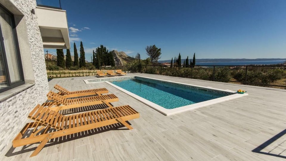 Elegant villa with panoramic sea view near Split!