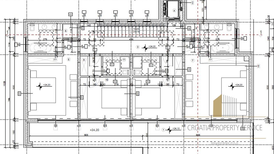 Land with project and building permit for a luxury villa, second row to the sea - Dubrovnik!