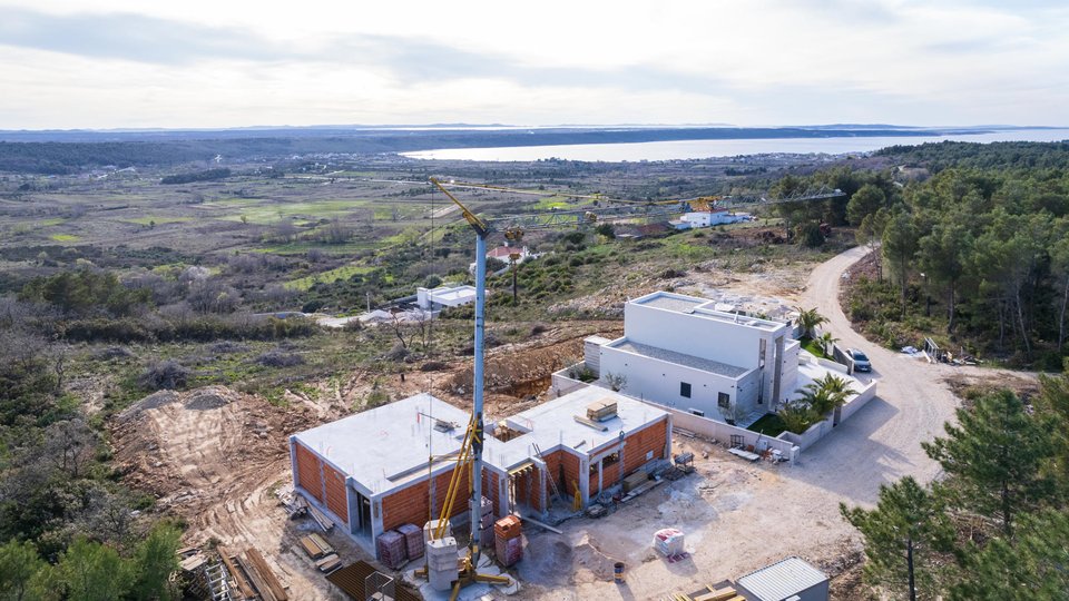 Elegante Villa mit Panoramablick auf das Meer in der Nähe von Zadar!