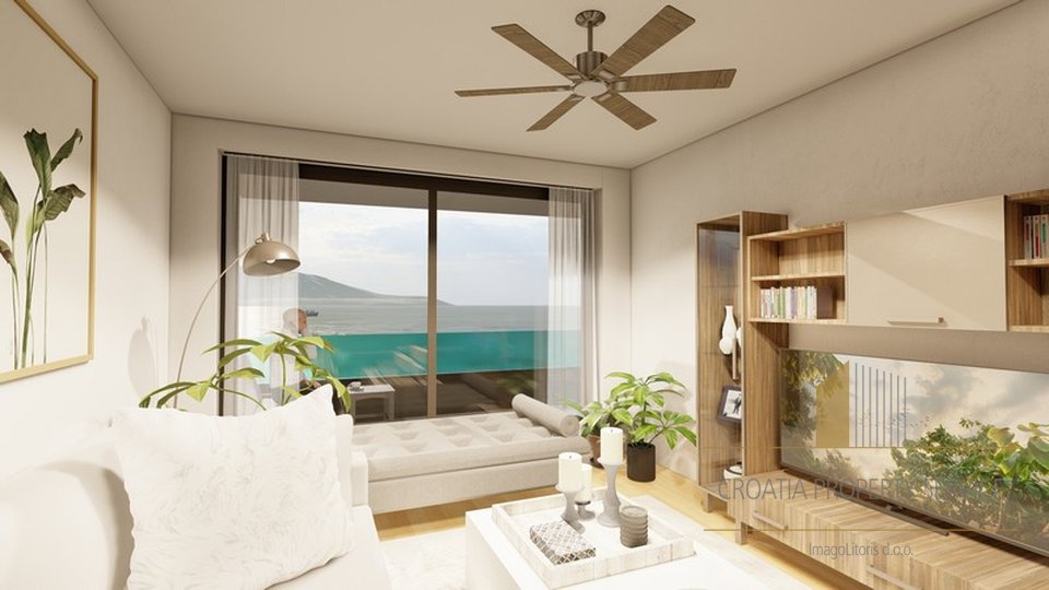 Luxury apartments in a new modern building with a swimming pool on the Makarska Riviera!