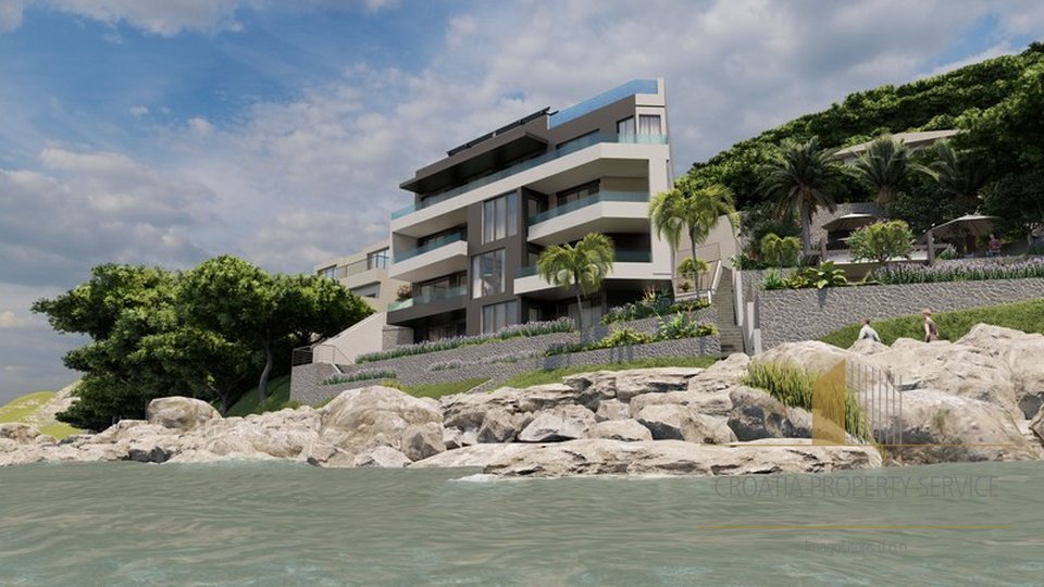 Luxury apartments in a new modern building with a swimming pool on the Makarska Riviera!