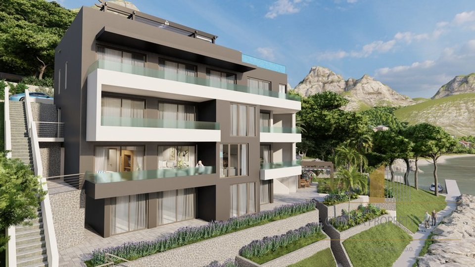 Luxury apartments in a new modern building with a swimming pool on the Makarska Riviera!