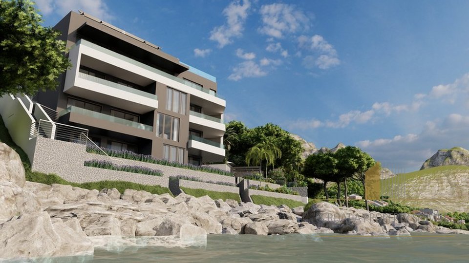 Luxury apartments in a new modern building with a swimming pool on the Makarska Riviera!