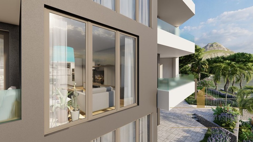 Luxury apartments in a new modern building with a swimming pool on the Makarska Riviera!