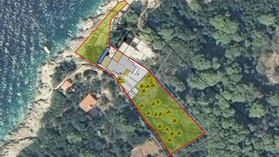 Two luxury villas in an exclusive location by the sea on the island of Koločep near Dubrovnik!