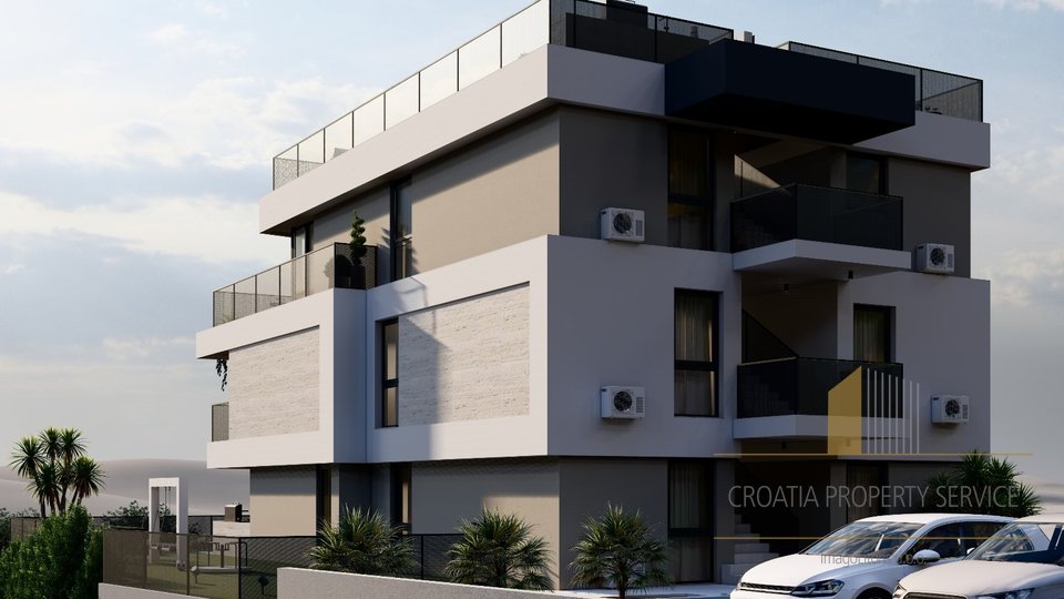 Luxury penthouse with roof terrace and sea view in Trogir!