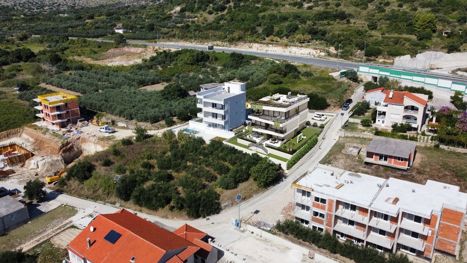 Luxuswohnung in einem neuen Gebäude mit Meerblick in Trogir!