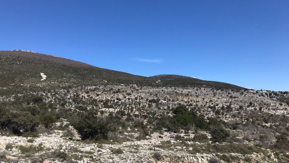 Ackerland von 51565 m2 mit Panoramablick auf das Meer – Kaštela!