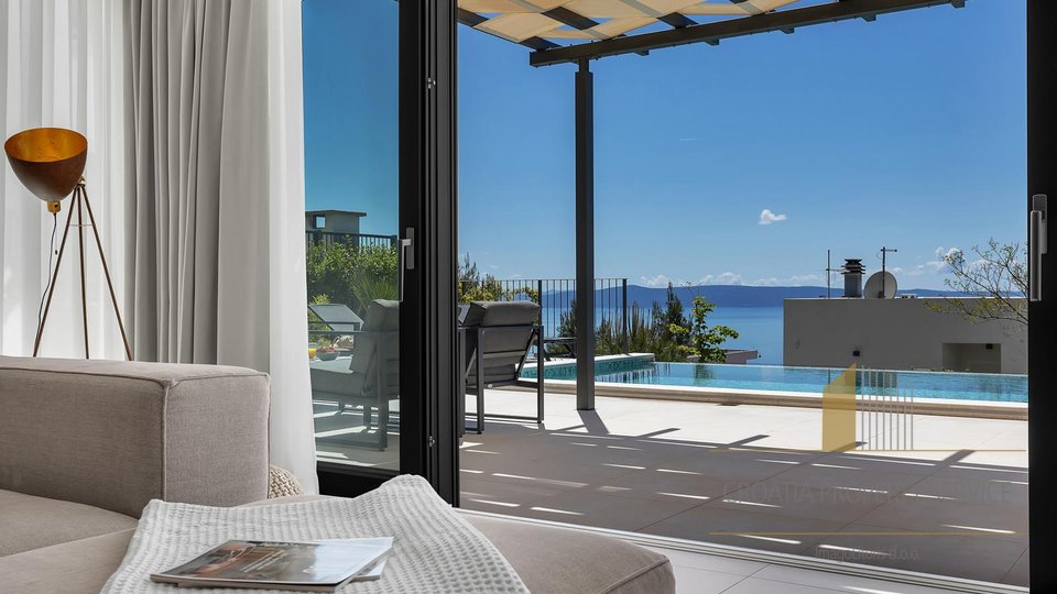 New luxury villa with open sea view in Makarska!