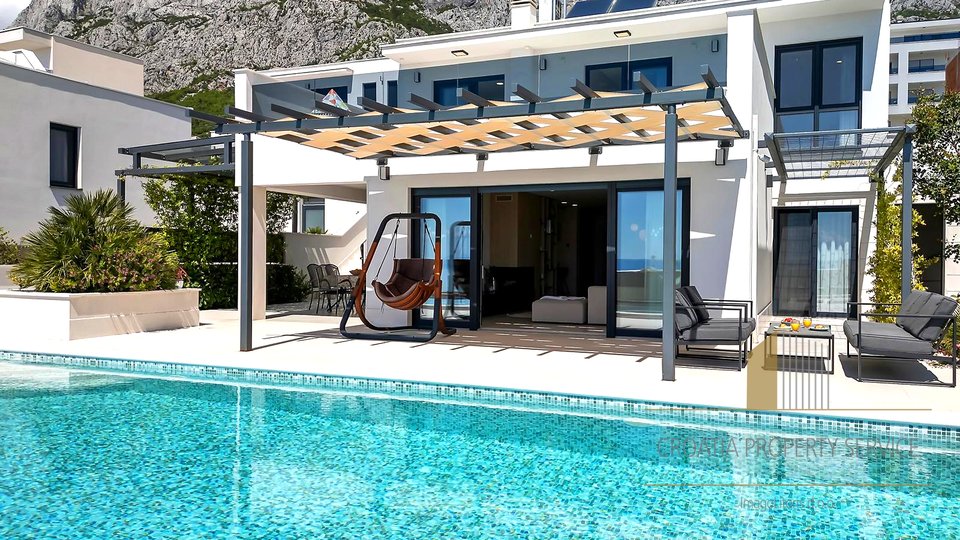 New luxury villa with open sea view in Makarska!