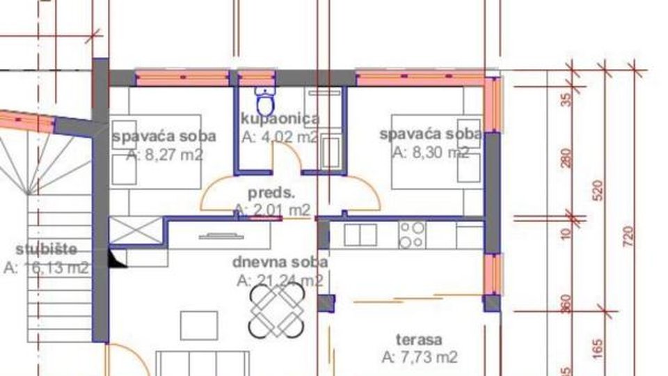 Appartamento, 65 m2, Vendita, Zadar-okolica - Petrčane