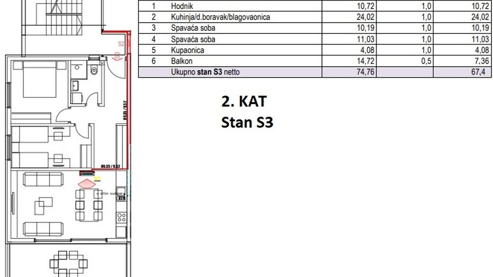 Prostrani stan s vrtom u luksuznoj novogradnji - Kaštela!