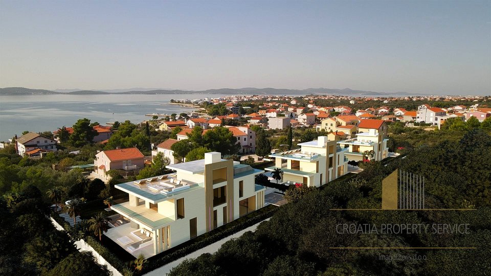 A unique designer villa in an exceptional location 300 m from the beach in the vicinity of Zadar!