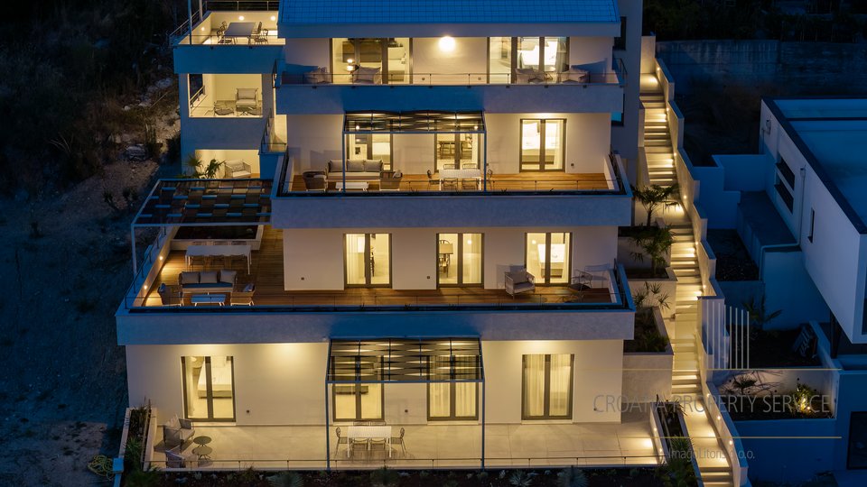 Luxuriöse Apartmentvilla mit Meerblick in der Nähe von Split!