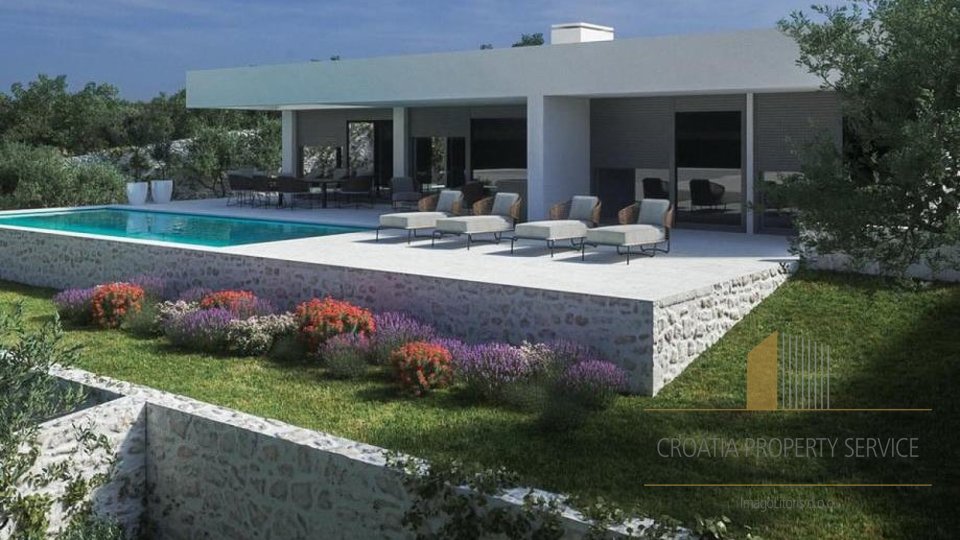 Luxury villa with a panoramic view of the sea - Primošten!