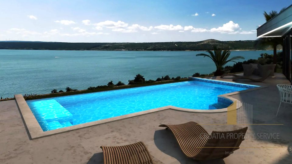 Luxusvilla mit Panoramablick auf das Meer in der Nähe von Zadar!