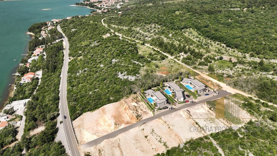 Luxusvilla mit Panoramablick auf das Meer in der Nähe von Zadar!