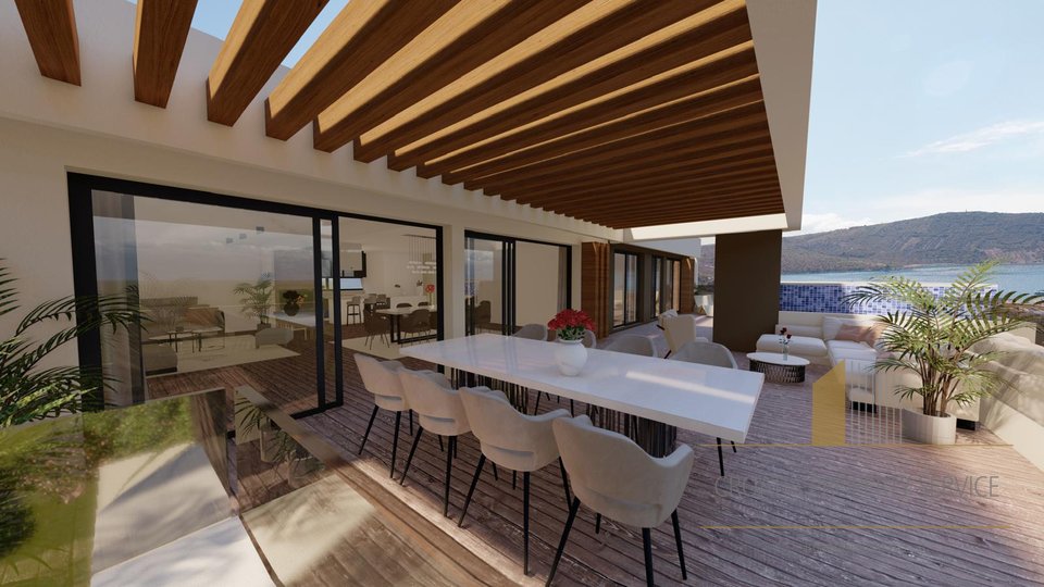 Luxury penthouse with a panoramic view of the sea - Primošten!