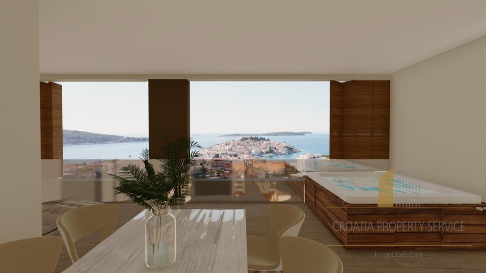 Luxury penthouse with a panoramic view of the sea - Primošten!