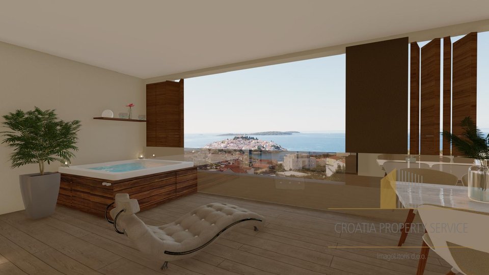 Luxury penthouse with a panoramic view of the sea - Primošten!