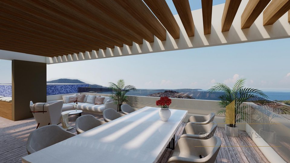 Luxury penthouse with a panoramic view of the sea - Primošten!