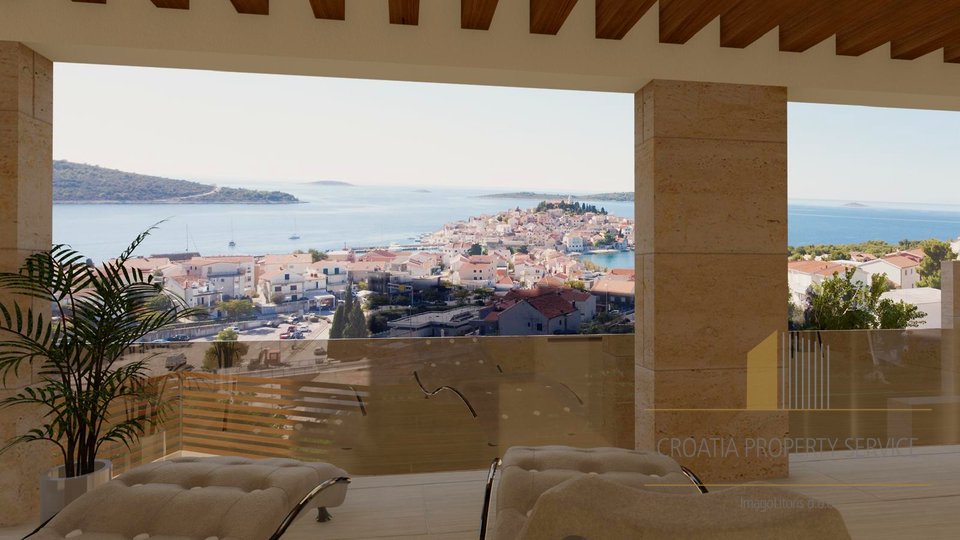 Luxury apartment with a beautiful view of the sea and the city - Primošten!