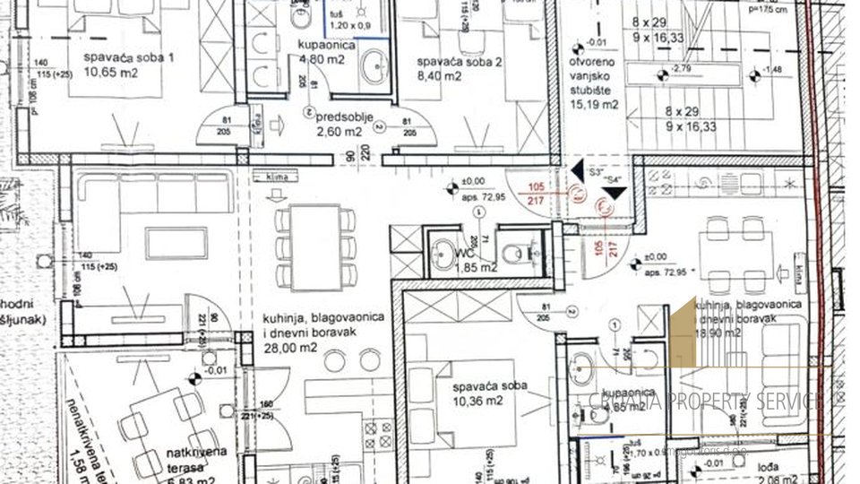 Luksuzno dvosobno stanovanje v moderni novogradnji v okolici Splita!