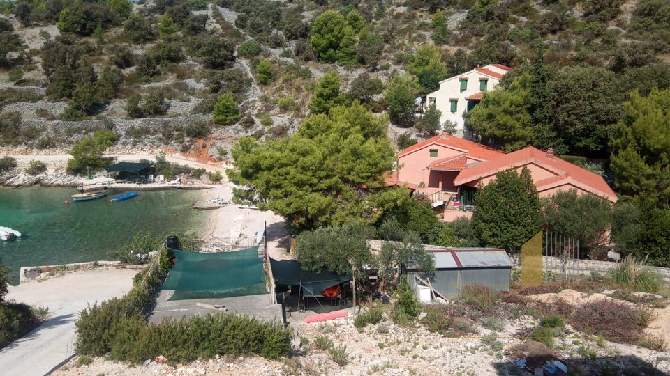 EXCELLENT OPPORTUNITY! FOR SALE IS A LAND OF 2100 SQM, WITH A HOUSE AND ALMOST OWN BEACH!