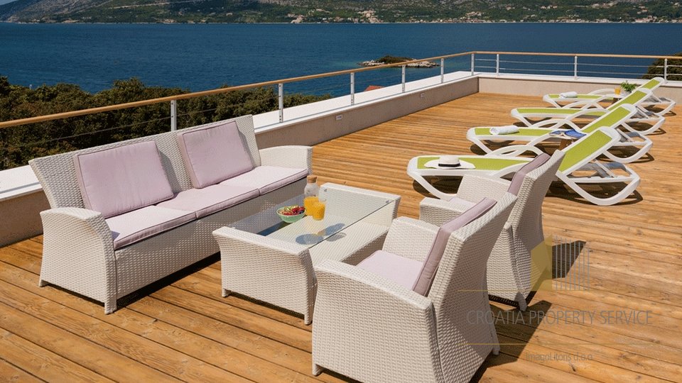 Zwei luxuriöse Villen von außergewöhnlichem Design mit herrlichem Blick auf das Meer – die Insel Korčula!
